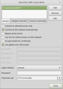 Hexchat Setup Devon And Cornwall Gnu Linux Users Group